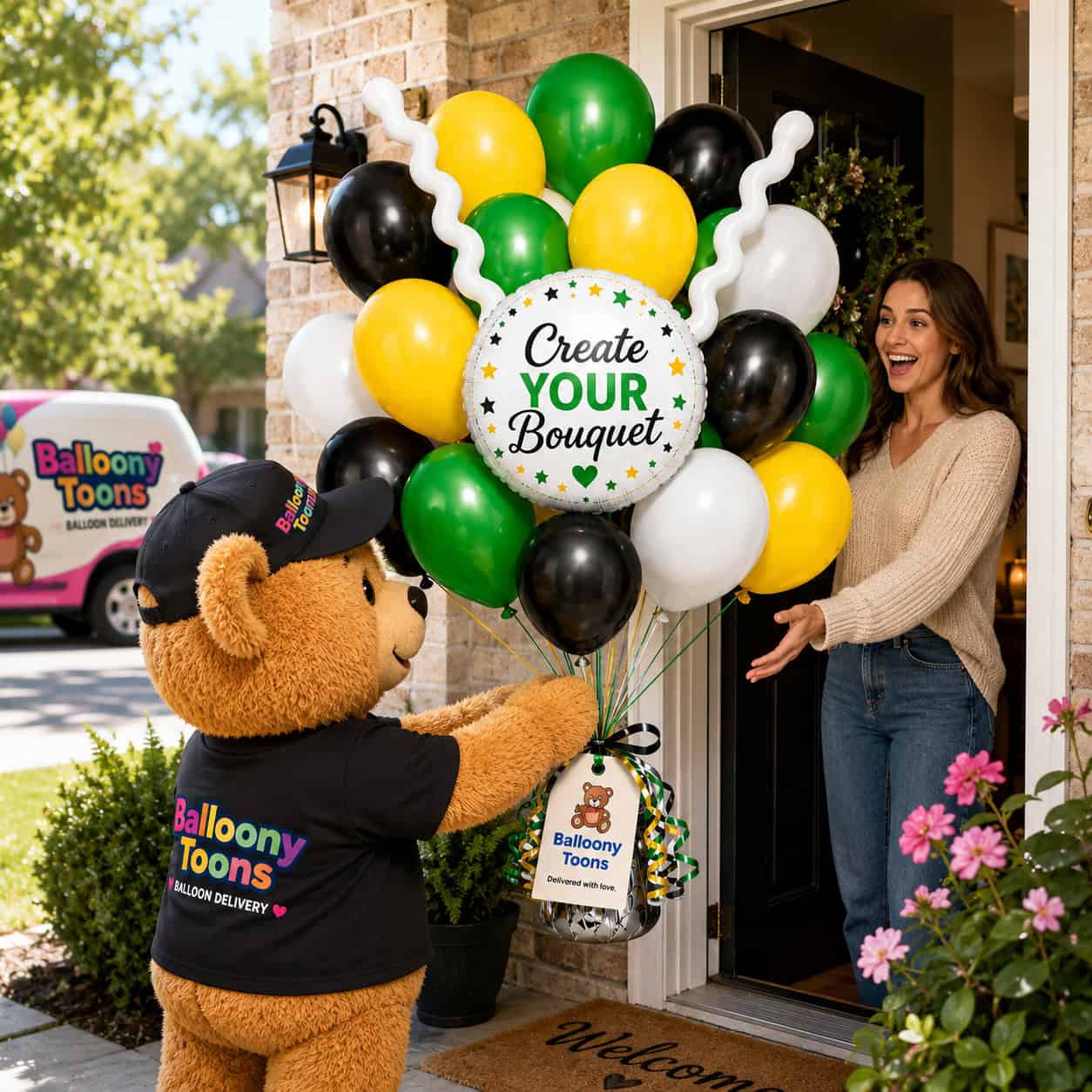 create your own balloon bouquet delivery