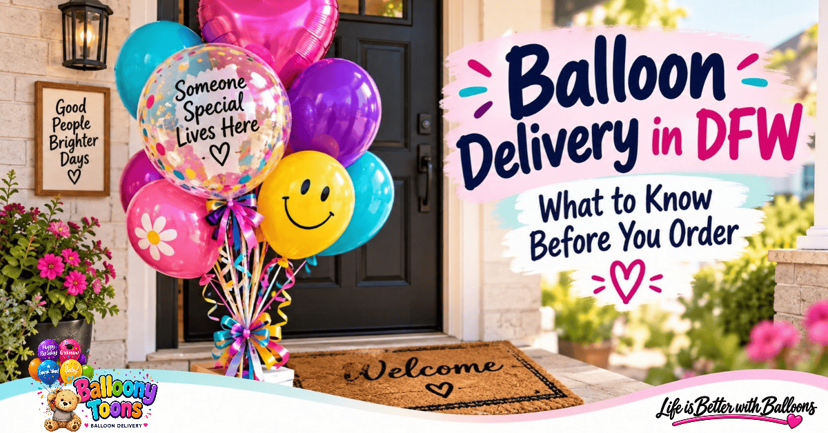 Balloon Delivery in DFW: What to Know Before You Order